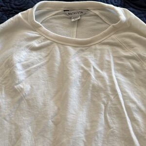 Athleta Cream Pullover